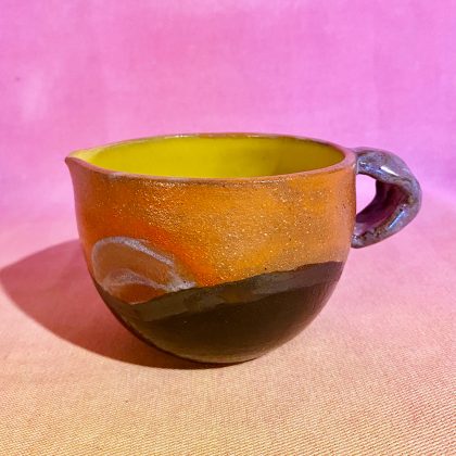 Persimmon Moonrise Chawan